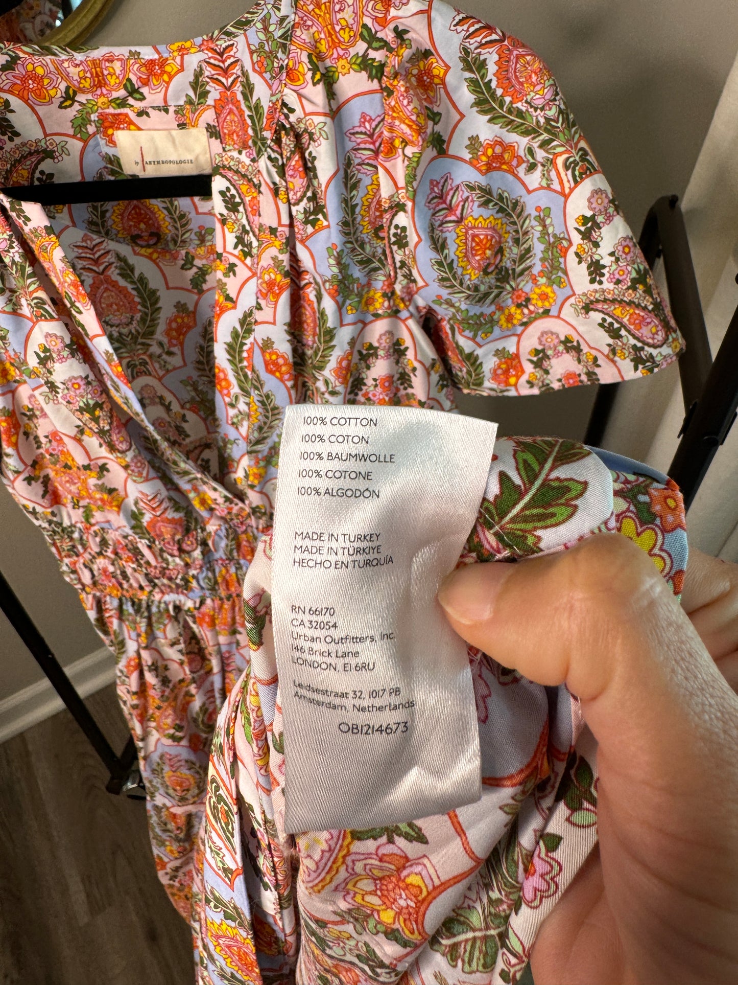 Anthropologie Somerset Maxi Dress size S