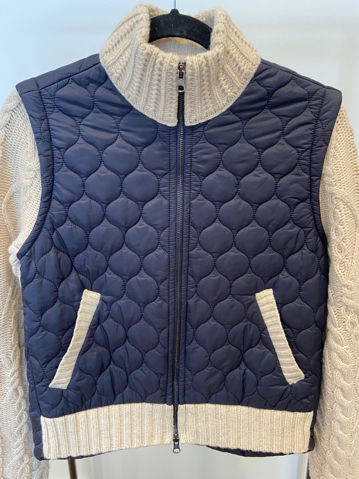 Veronica Beard Patra Mixed Media Quilted Jacket size S