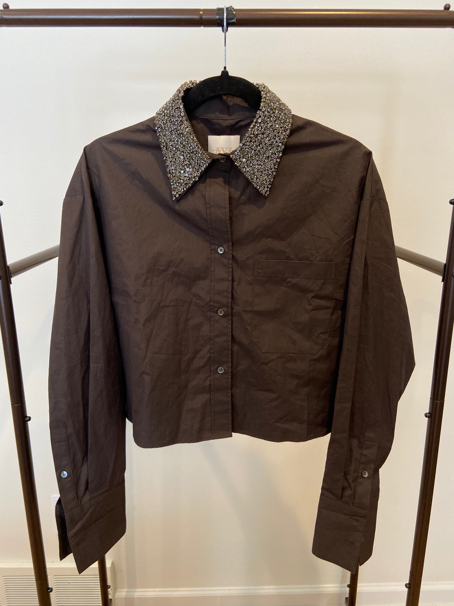 TWP Fudge Little Big Joe with Crystal Collar Shirt size XS/S