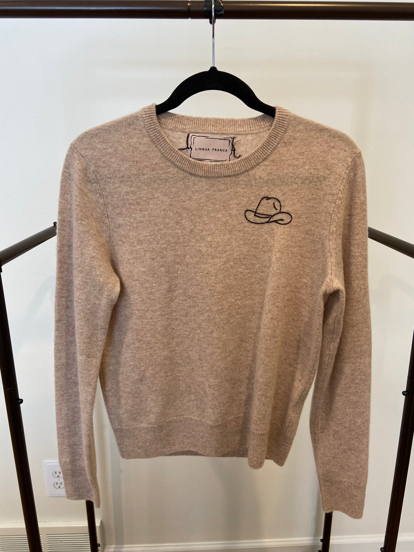 Lingua Franca Cashmere Crewneck Sweater size S