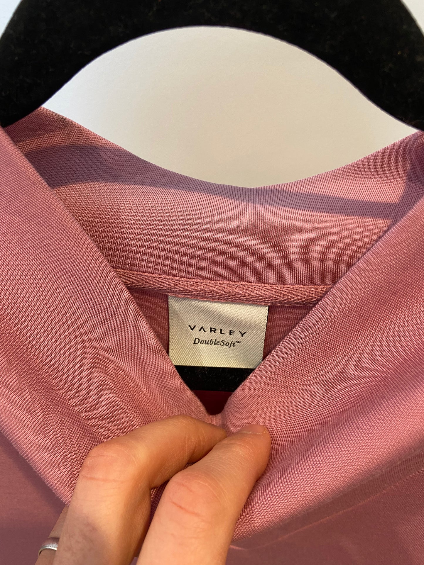 Varley Betsy Sweat in Foxglove Pink size L