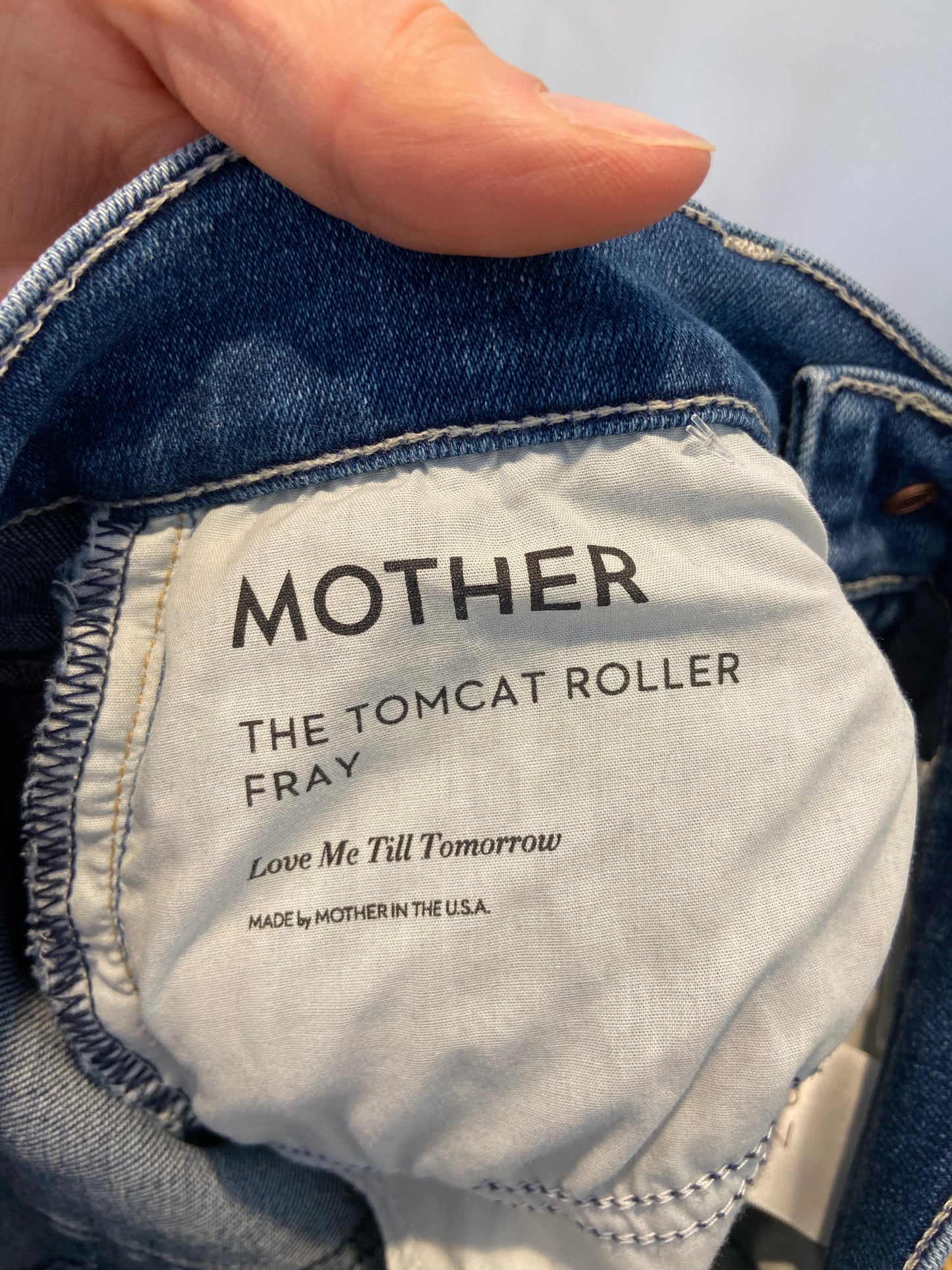 Mother The Tomcat Roller Fray Jeans size 27
