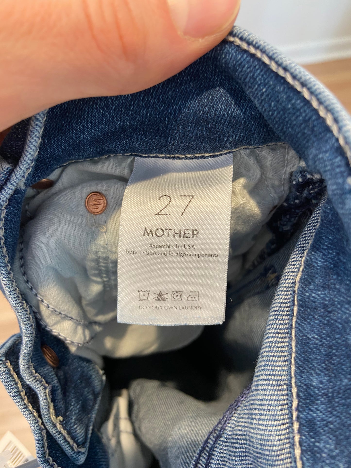 Mother The Tomcat Roller Fray Jeans size 27
