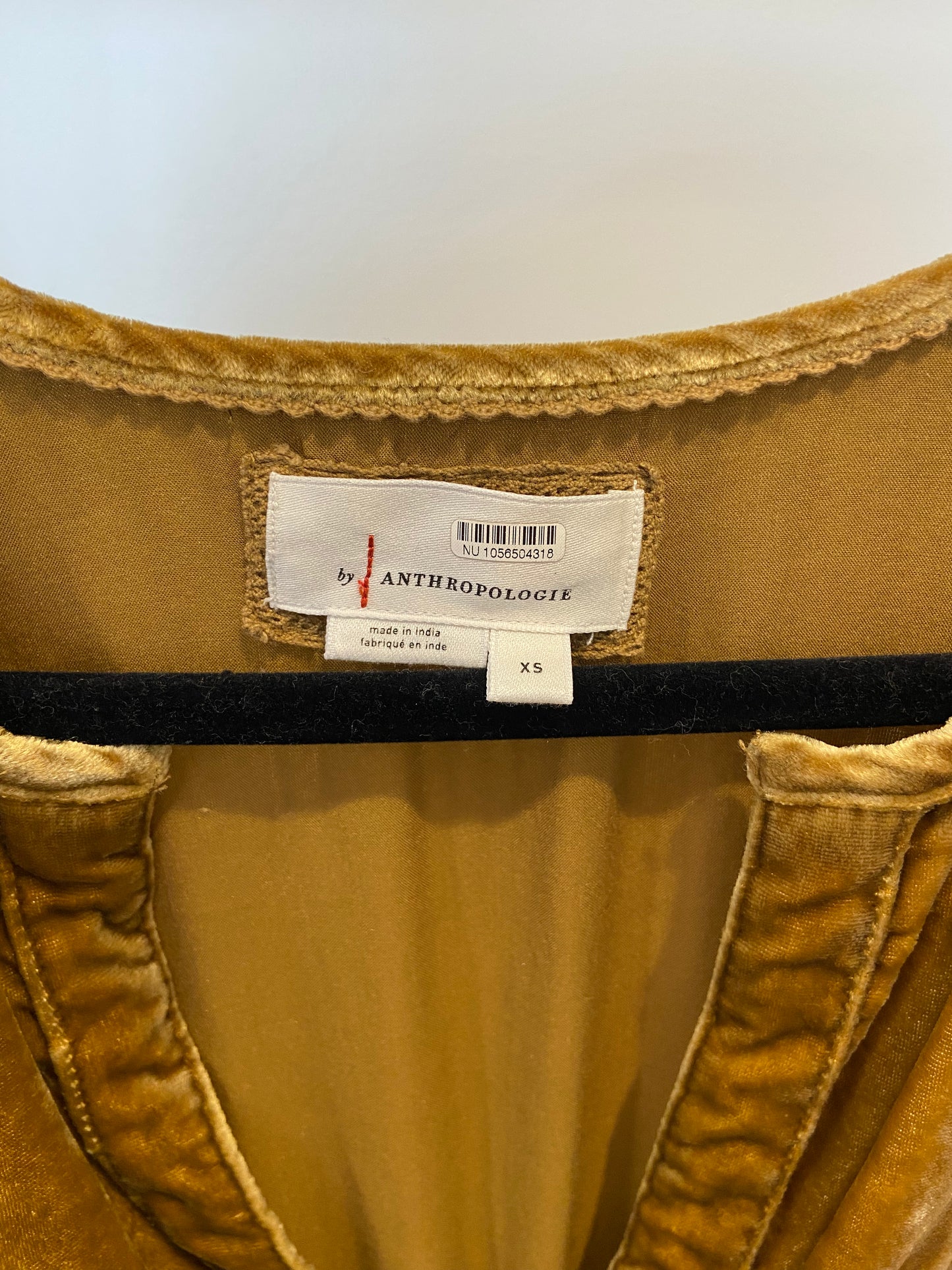 Anthropologie Velvet Somerset Dress size XS