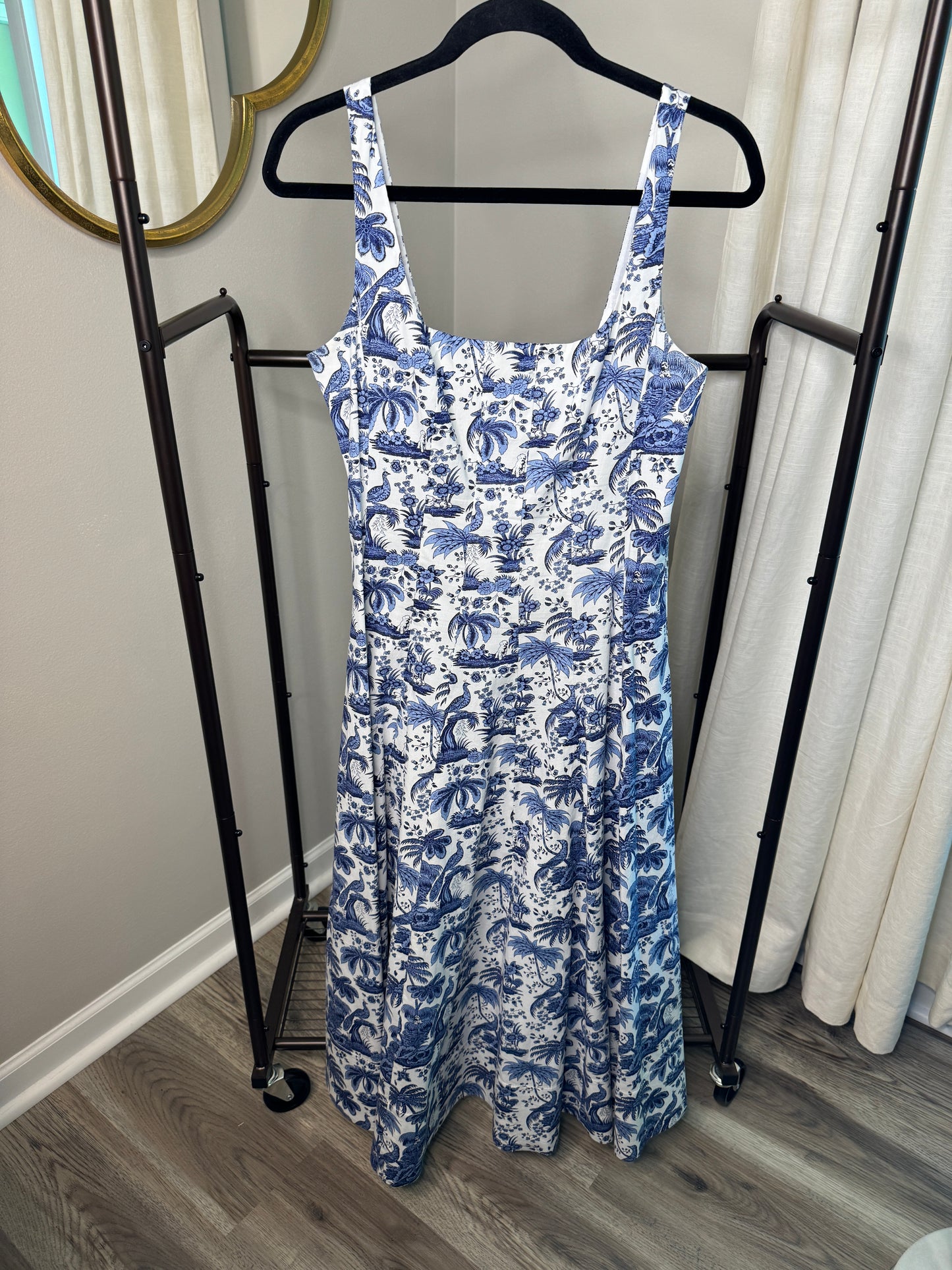 STAUD Wells Midi Dress size 10