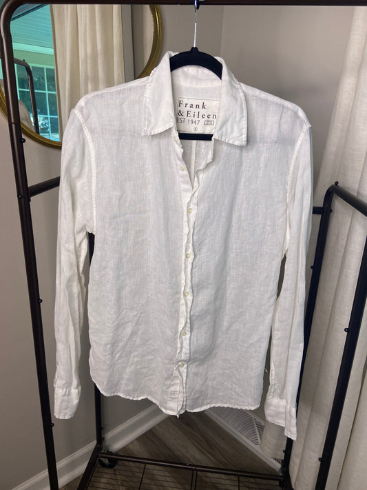Frank and Eileen Paul Italian Linen Shirt size S