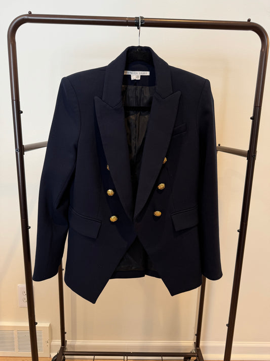 Veronica Beard Miller Navy Blue Dickey Blazer size 4