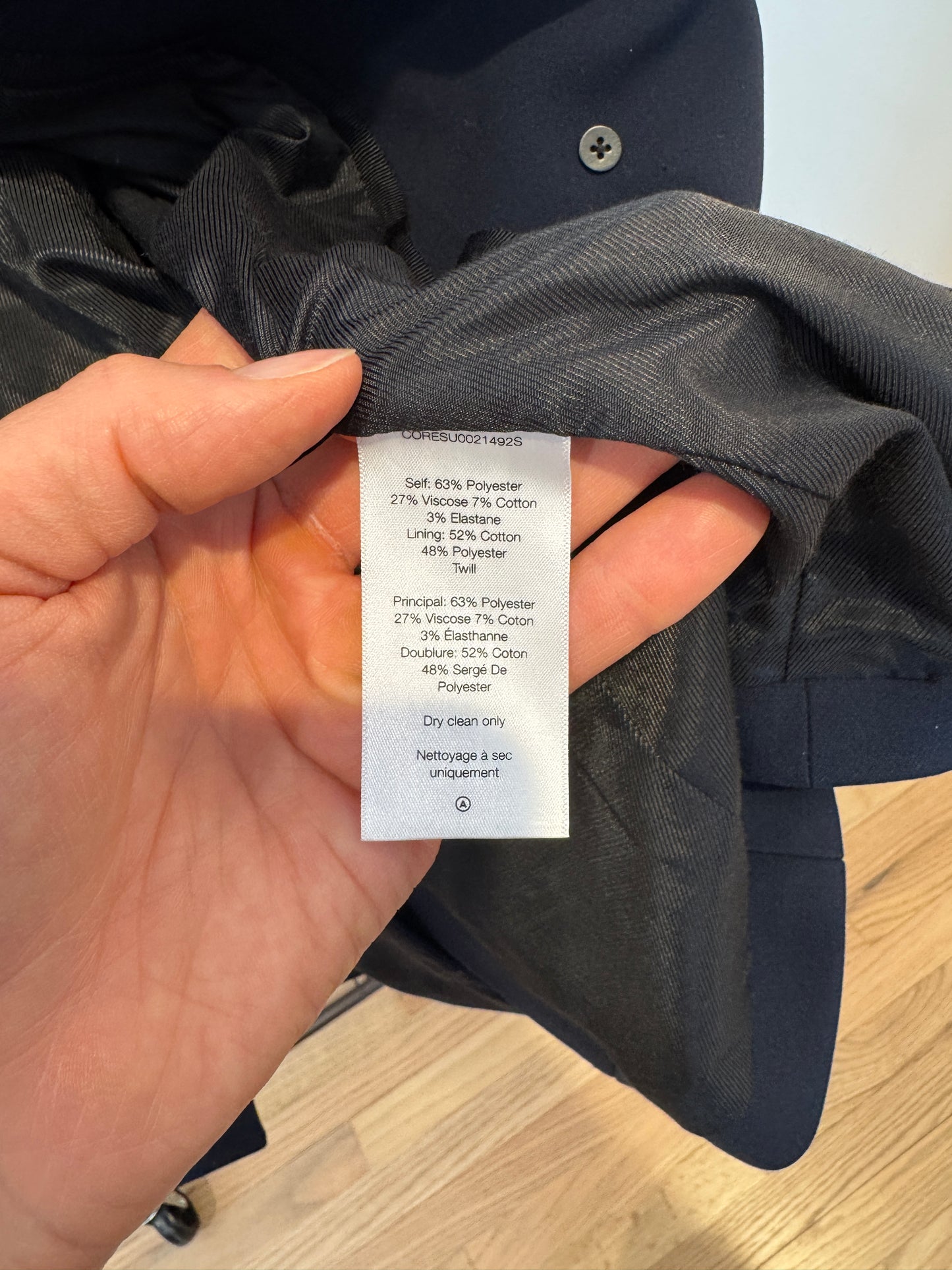 Veronica Beard Miller Navy Blue Dickey Jacket size 2