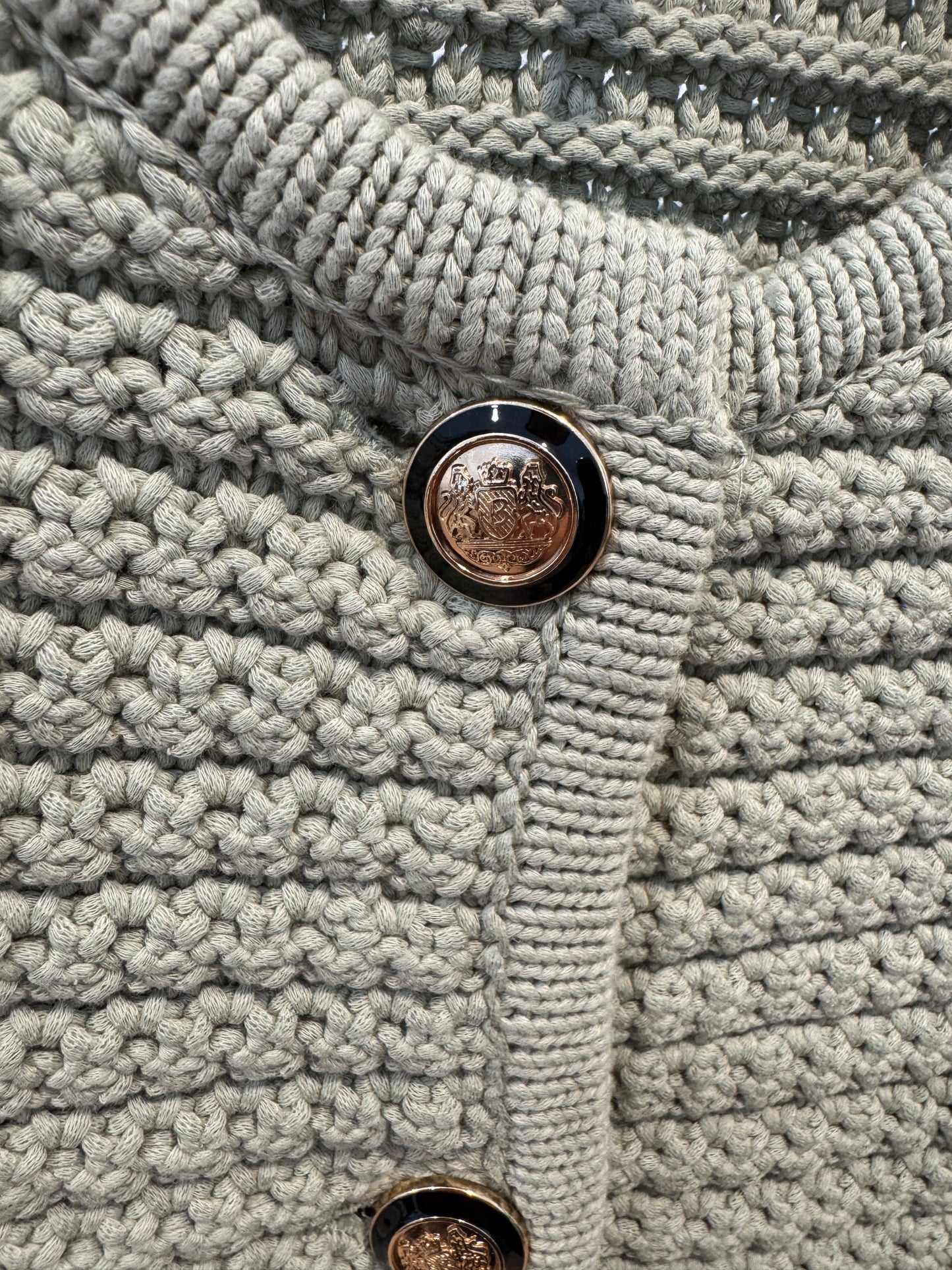 Ba&sh Gaspard Cardigan Jacket in Sage size XL