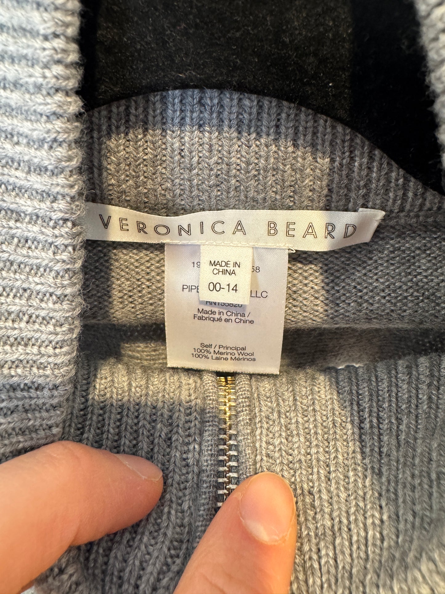 Veronica Beard Nassau Scarf Dickey size 00-14