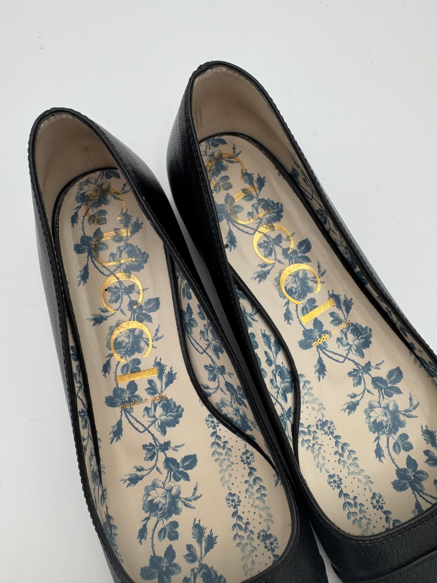 Gucci Hills Logo Ballet Interlocking GG Ballet Flats size 40