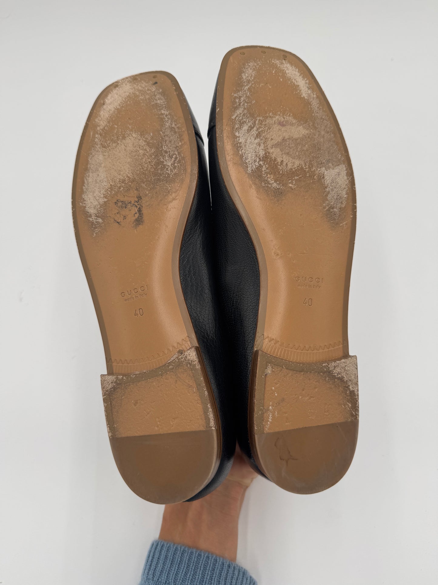 Gucci Hills Logo Ballet Interlocking GG Ballet Flats size 40