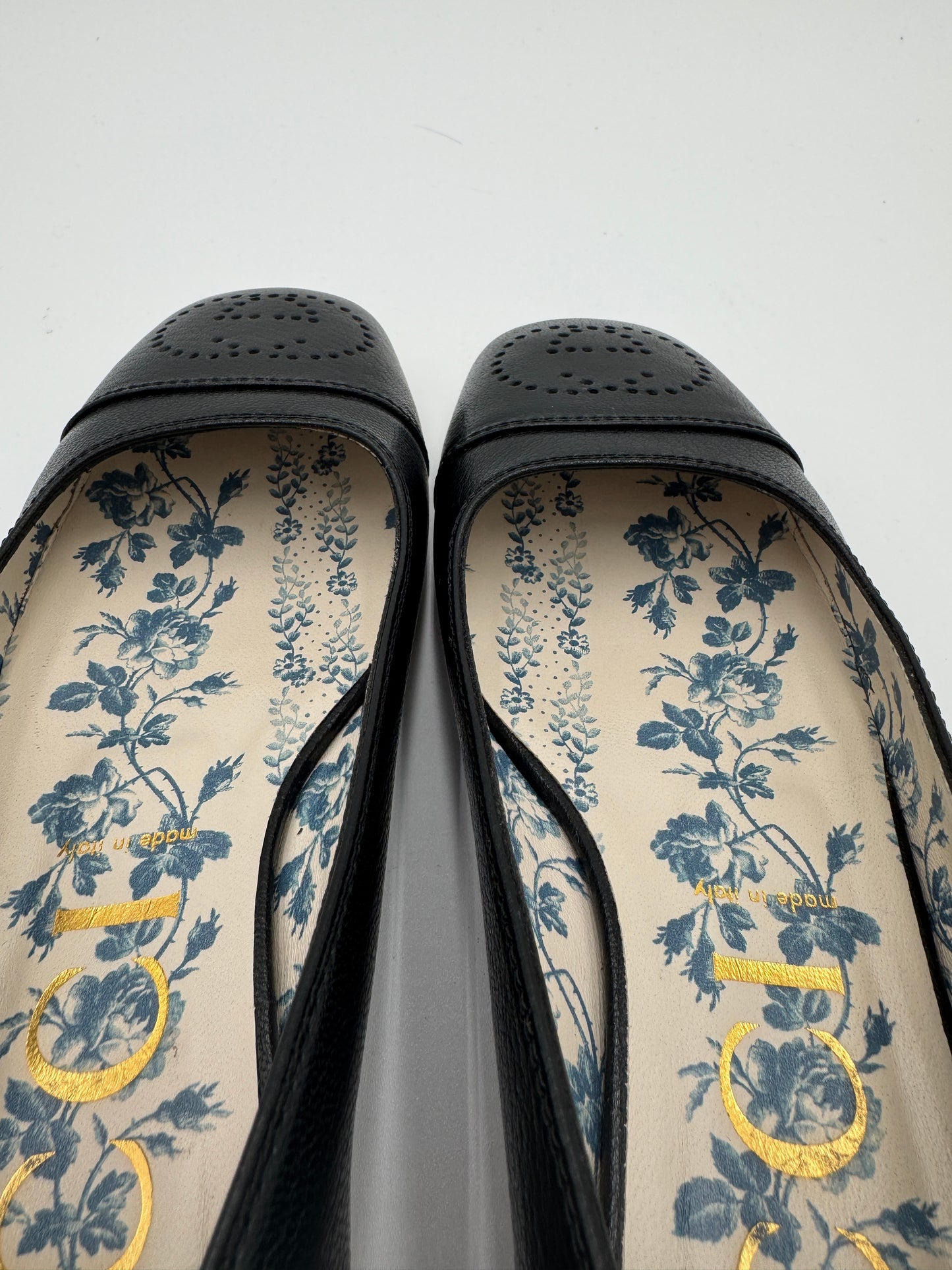 Gucci Hills Logo Ballet Interlocking GG Ballet Flats size 40