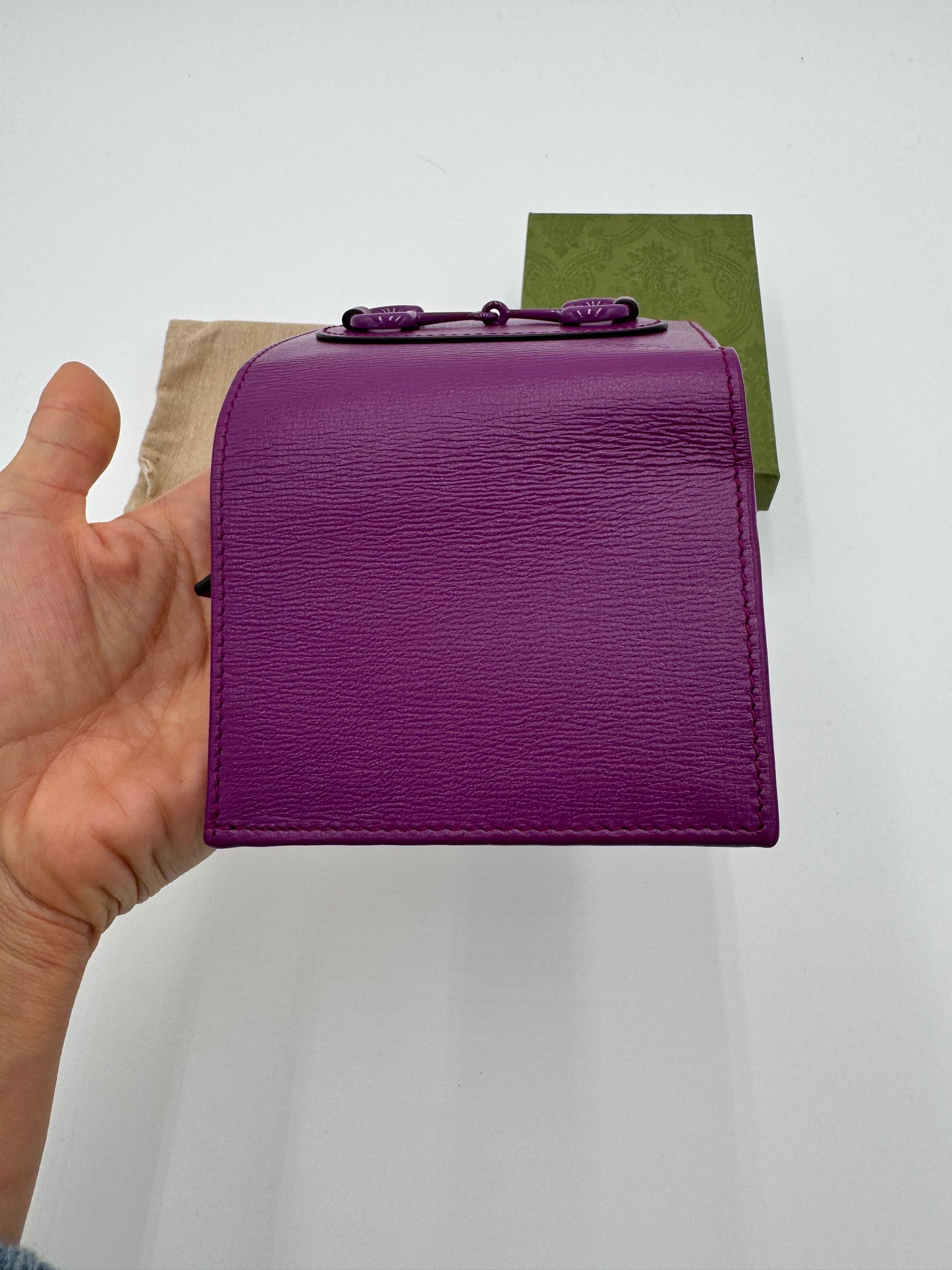Gucci Horsebit 1955 Leather Card Case Wallet