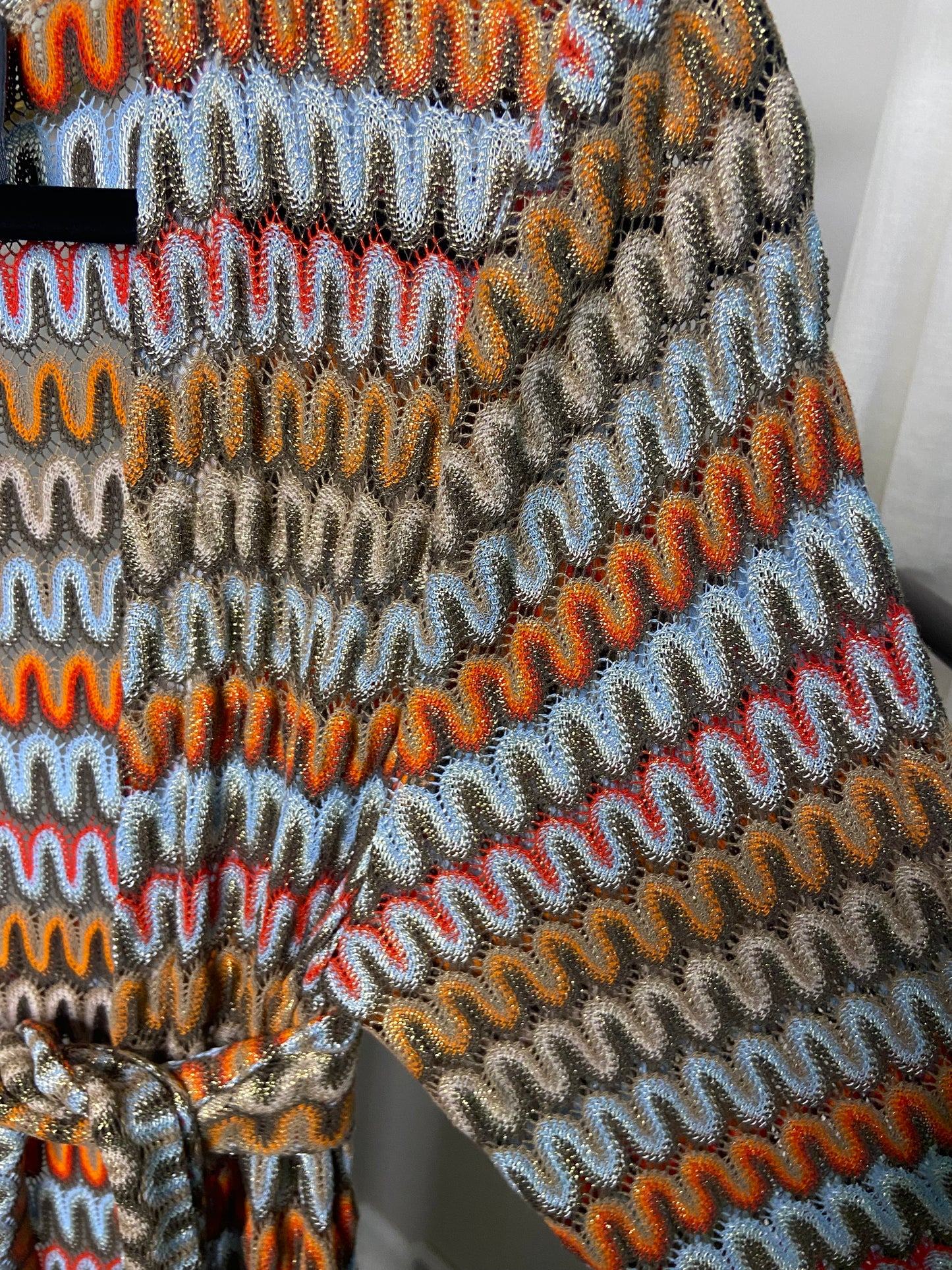 Alexis Genista Zig Zag Chevron Robe size S