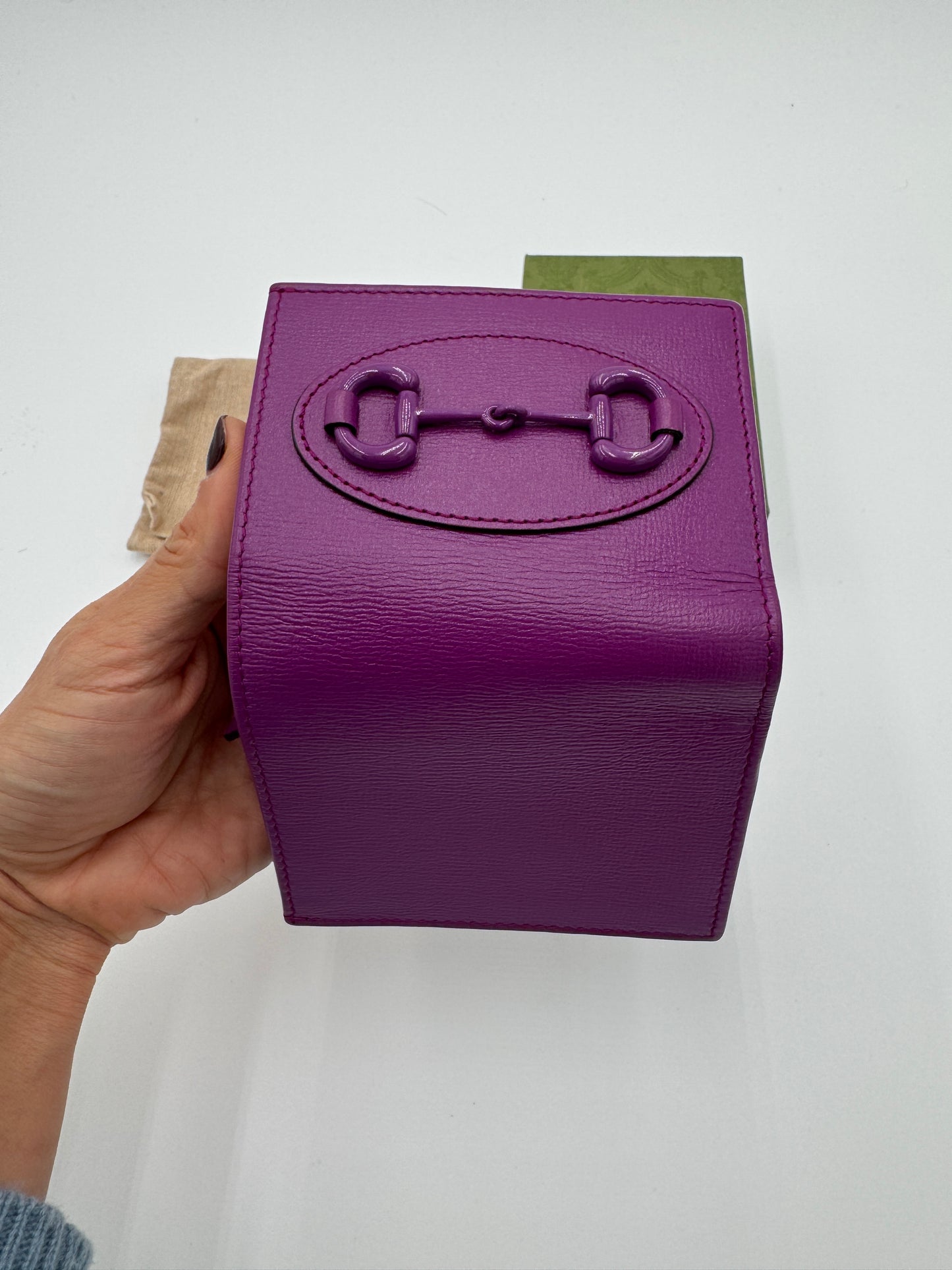 Gucci Horsebit 1955 Leather Card Case Wallet
