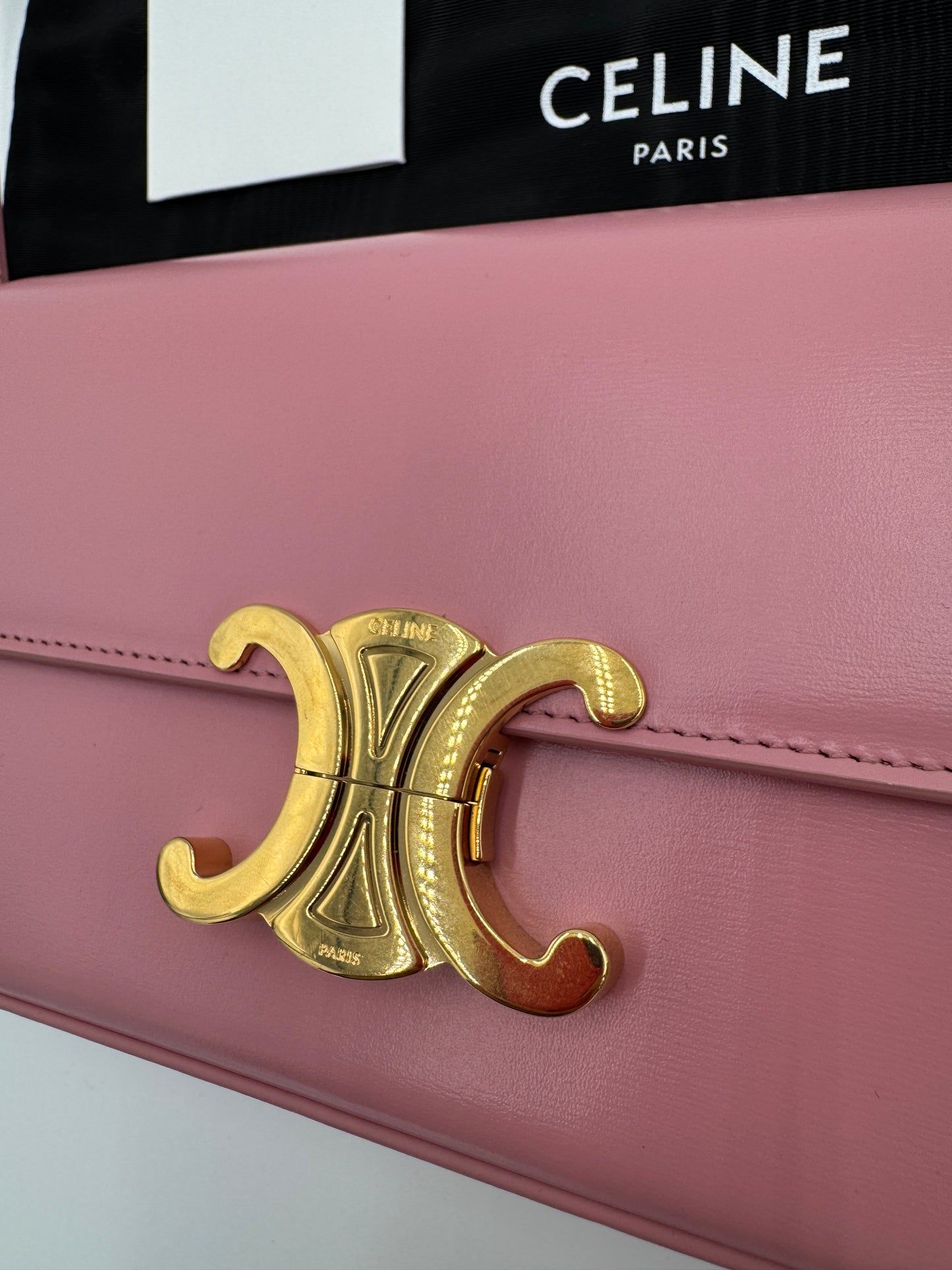 Celine Claude Shoulder Bag Pink