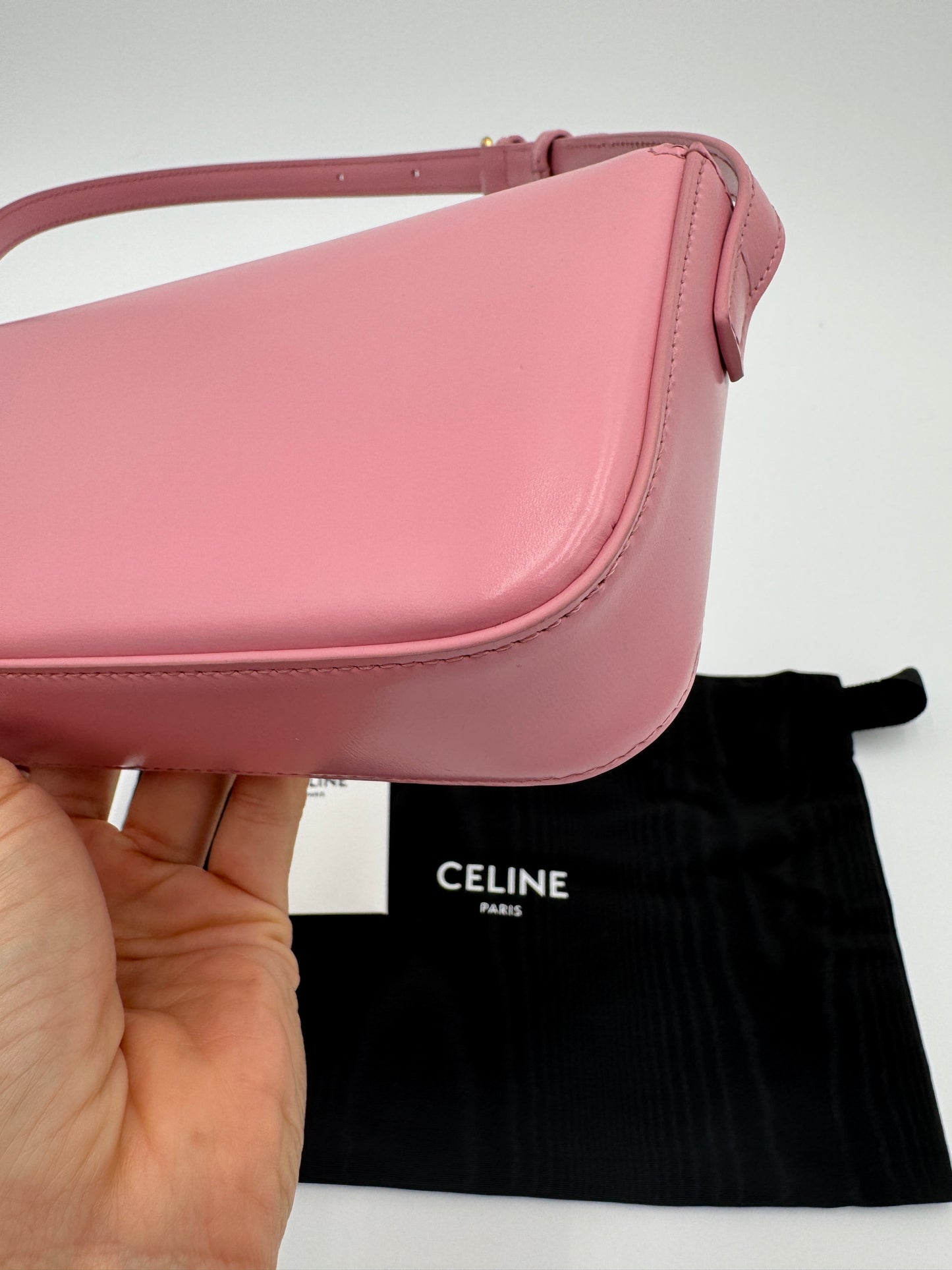 Celine Claude Shoulder Bag Pink