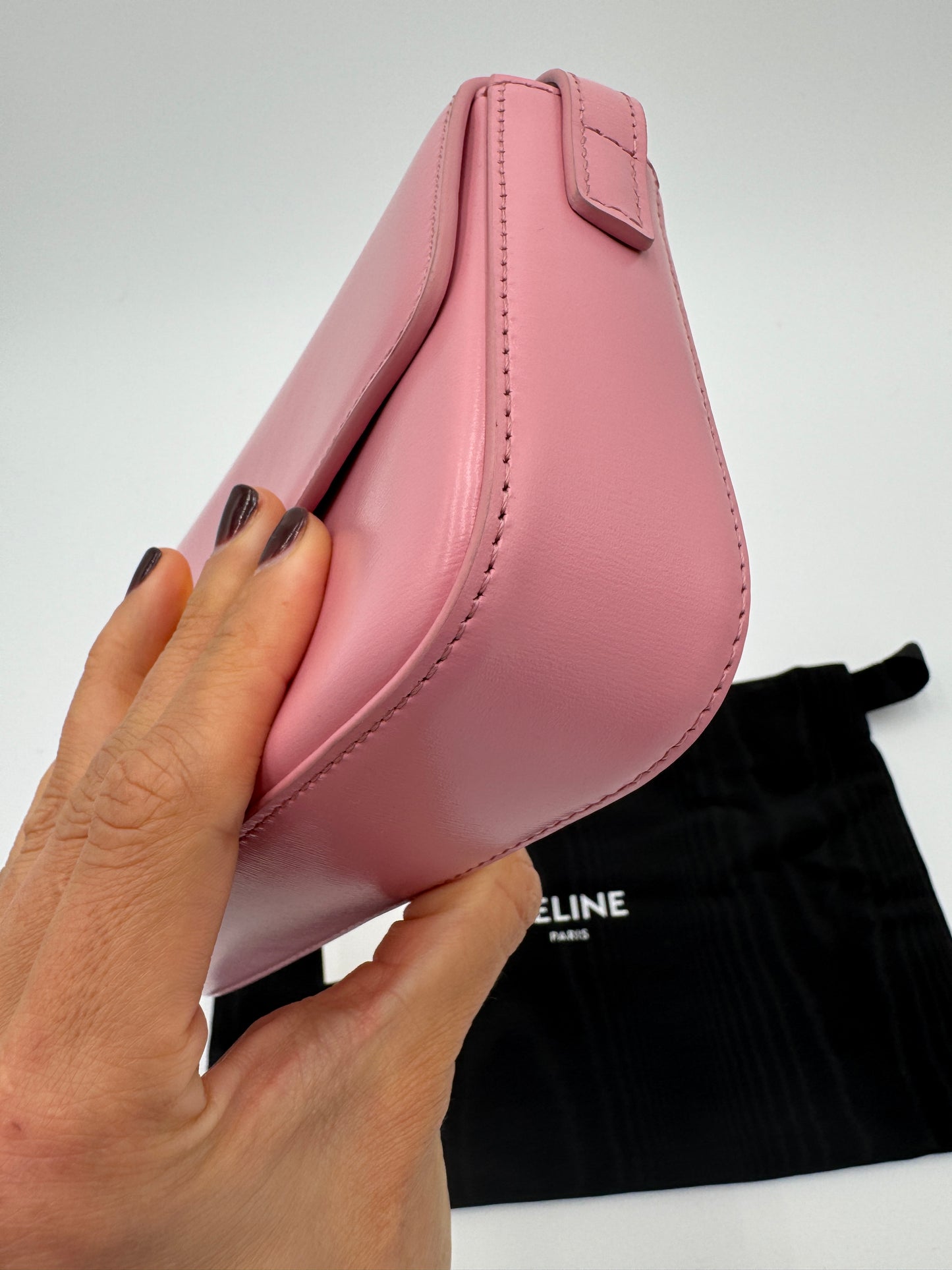 Celine Claude Shoulder Bag Pink
