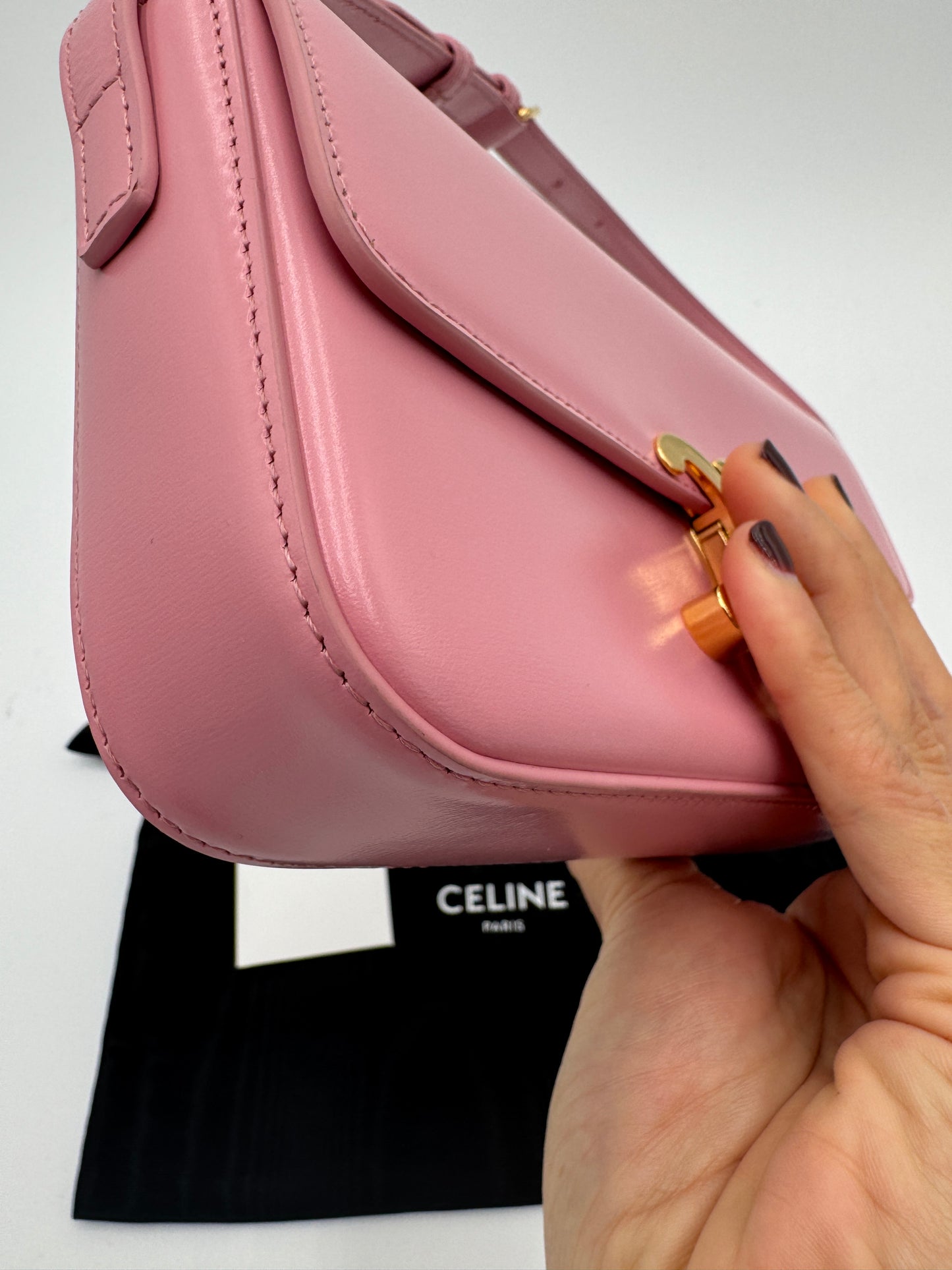Celine Claude Shoulder Bag Pink