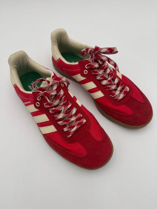 Adidas x Wales Bonner Red White Sambas Sneakers size 8 MEN'S