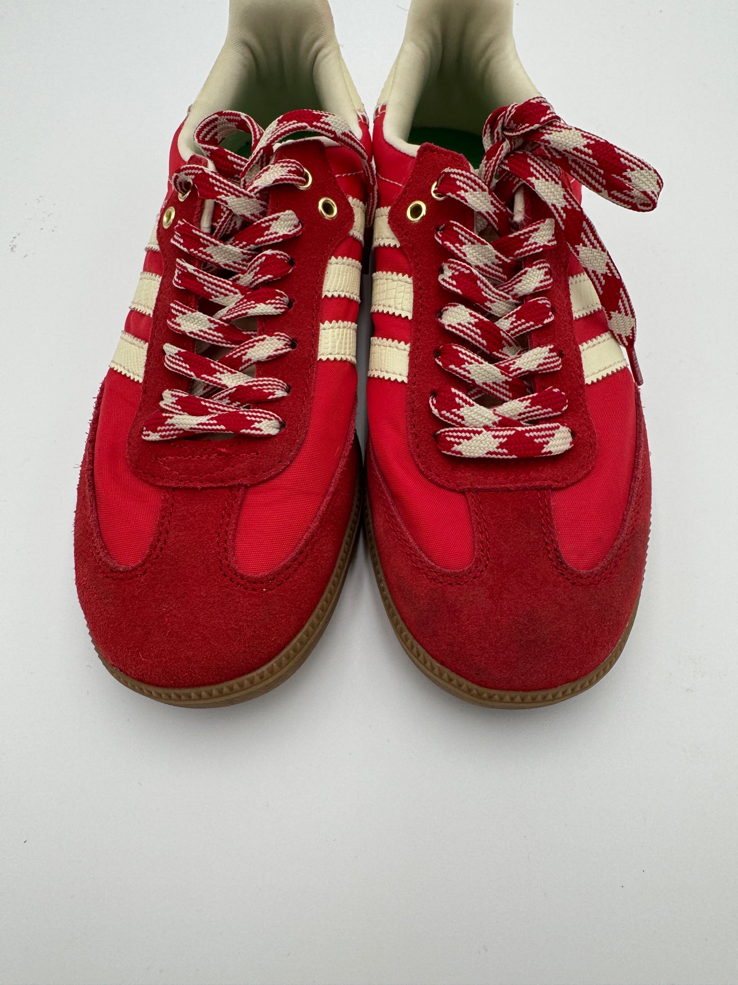Adidas x Wales Bonner Red White Sambas Sneakers size 8 MEN'S