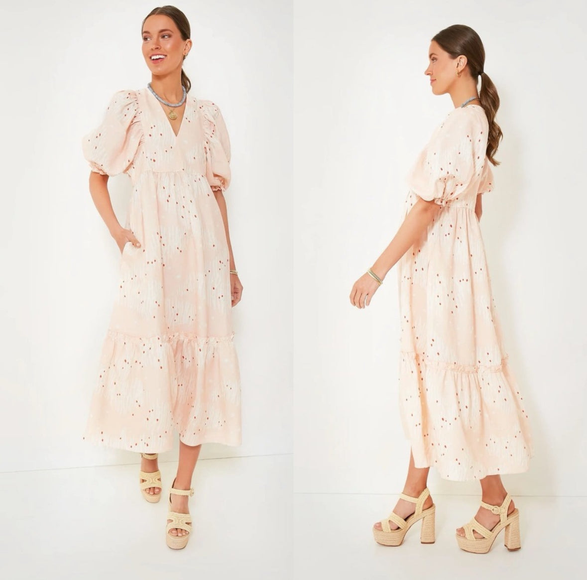Hunter Bell Palmer Midi Dress size XS
