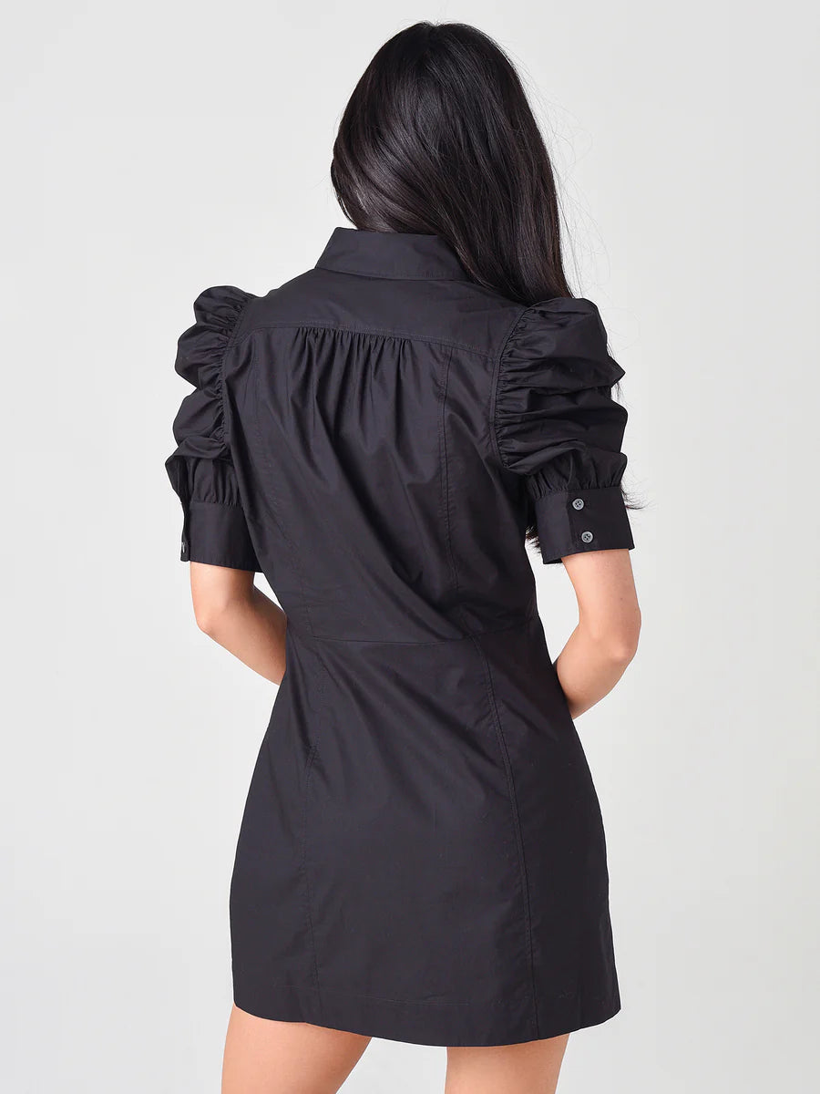 Frame Gillian Black Mini Dress size M