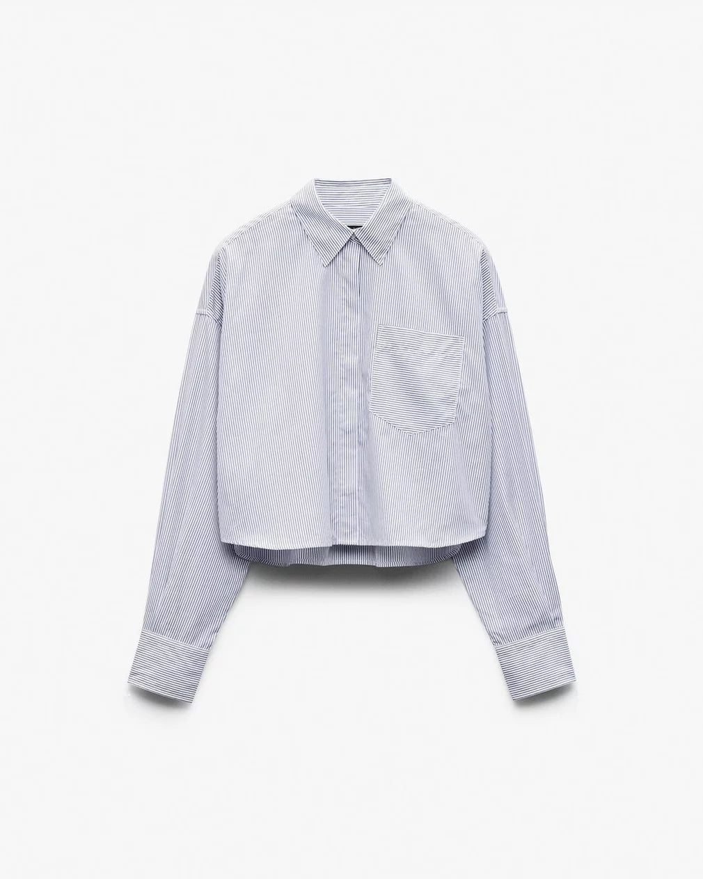 Rag & Bone Marin Cropped Striped Shirt size S
