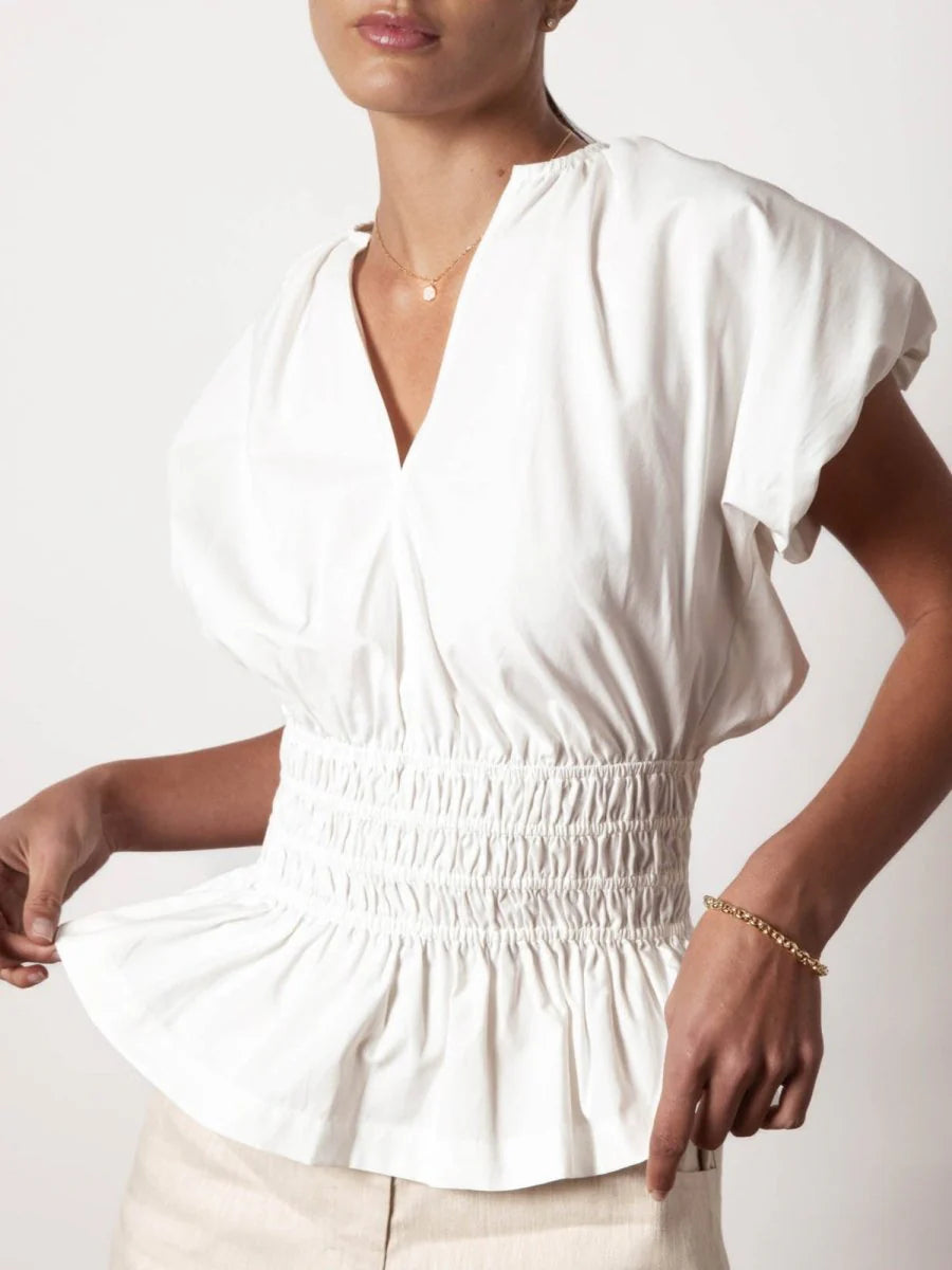 Brochu Walker The Mina Top in Ivory size S