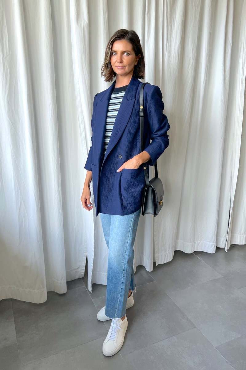 Rachel Comey Amboy Midnight Blazer Jacket size 4