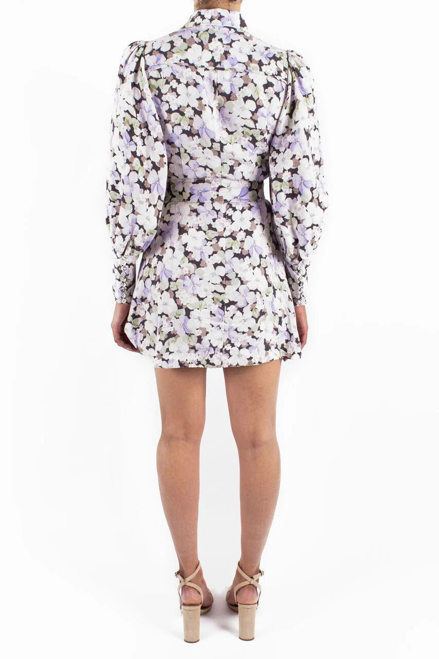 Zimmermann Ninety-Six Shirt Mini Dress size AU 1 - us 6
