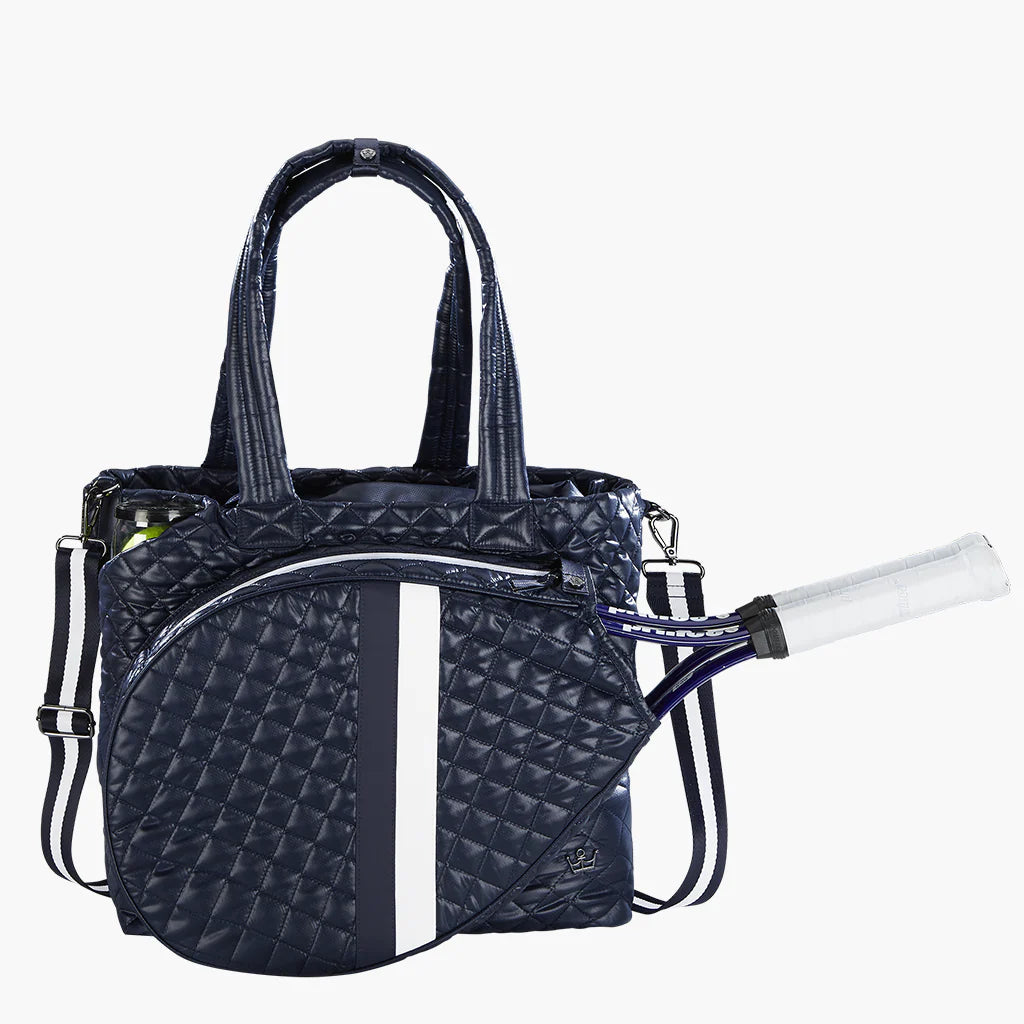 Oliver Thomas Kitchen Sink Tennis Tote Navy Blue