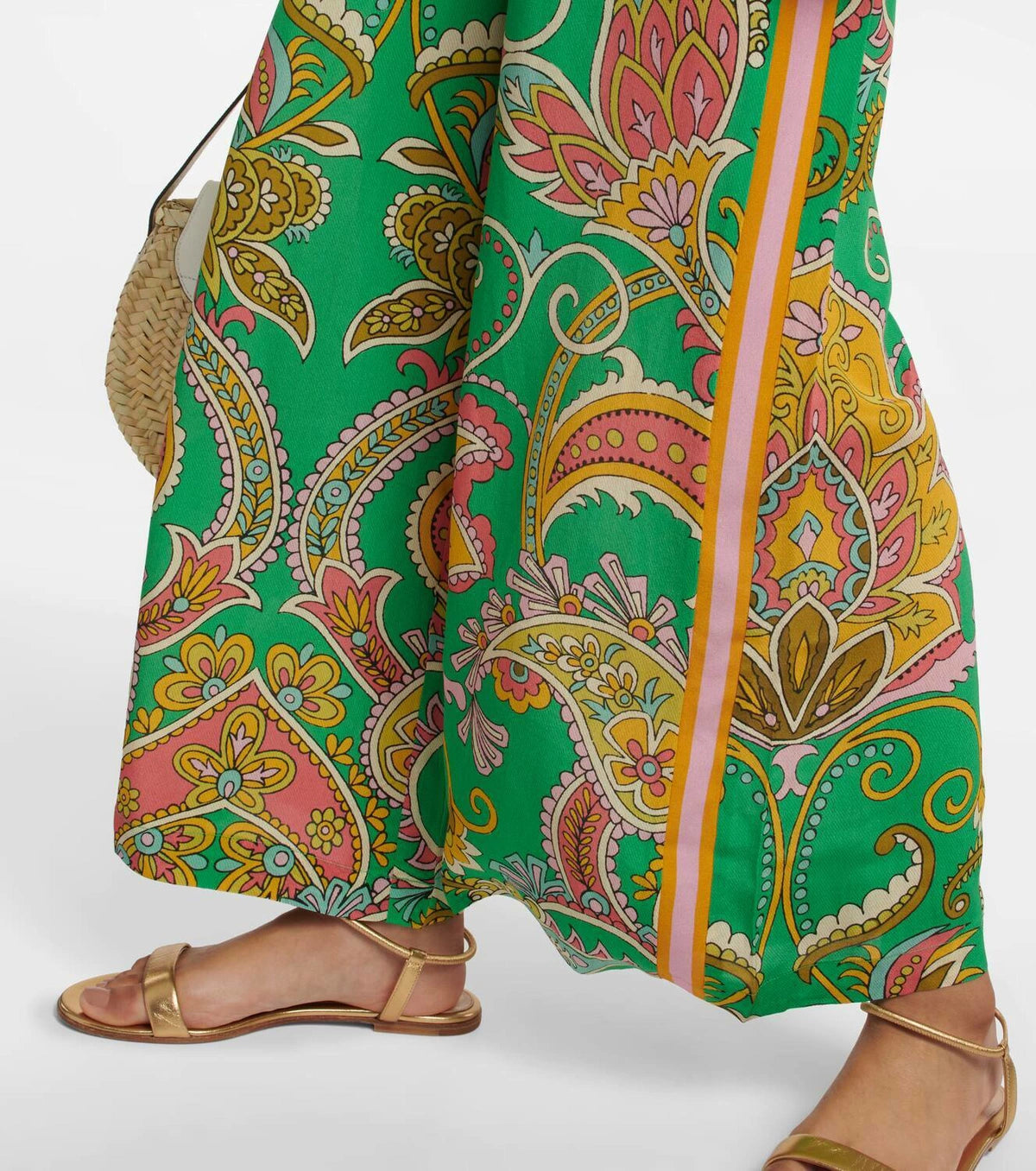 Alemais Marion Printed Silk Pants size AU 6 US 2