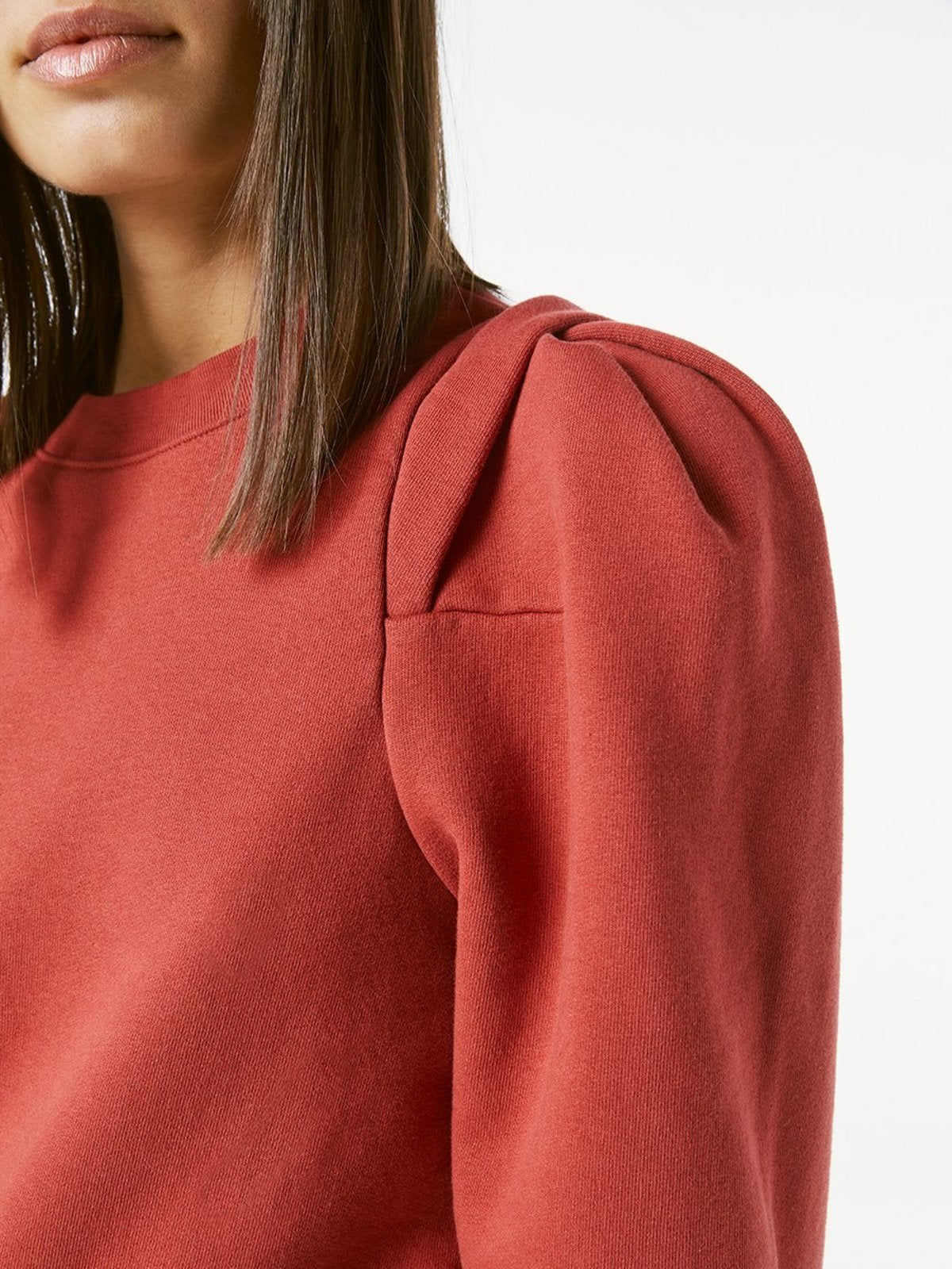 Frame Pleated Panel Sweatshirt size M