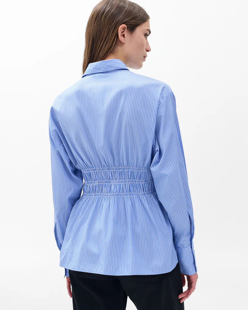 Rag and Bone Blythe Poplin Shirt Light Blue size S