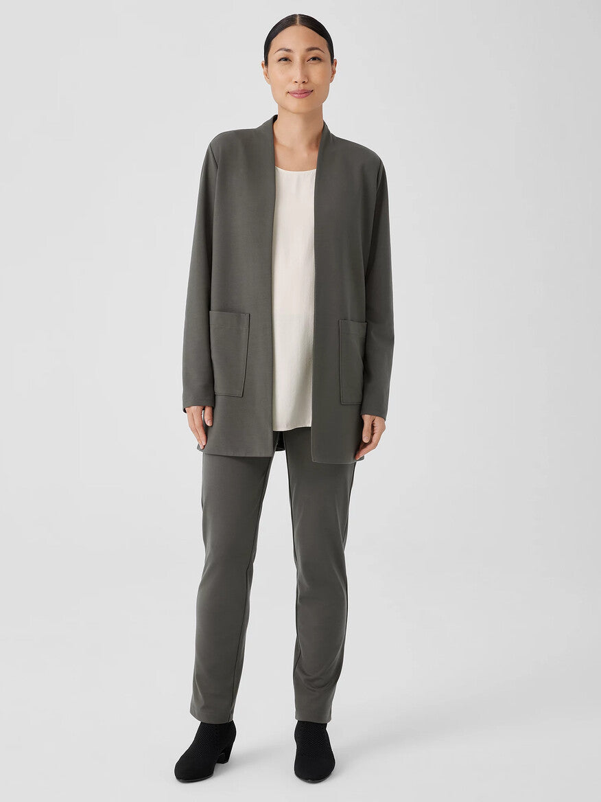 Eileen Fisher Flex Ponte High Collar Jacket size XXS