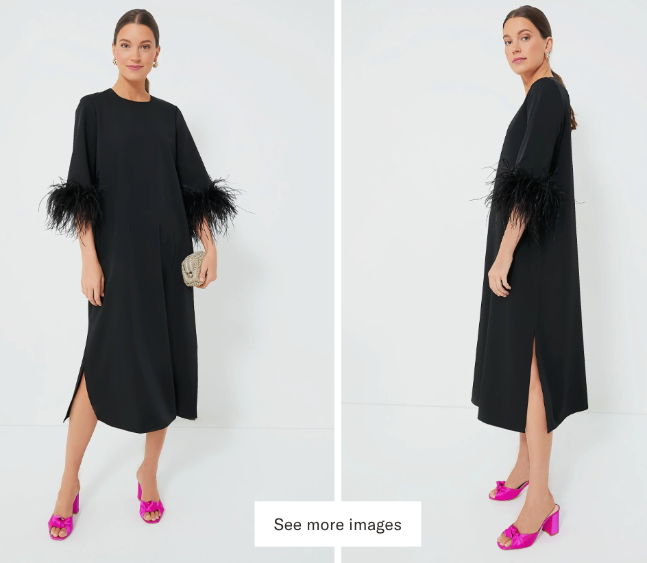 Tuckernuck Feather Jamie Dress Black size L