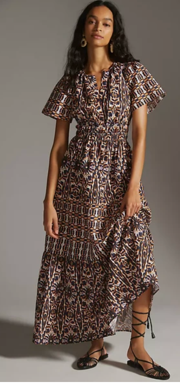 Anthropologie Somerset Maxi Dress size XL