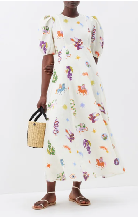 ALEMAIS Aether Midi Dress size 10