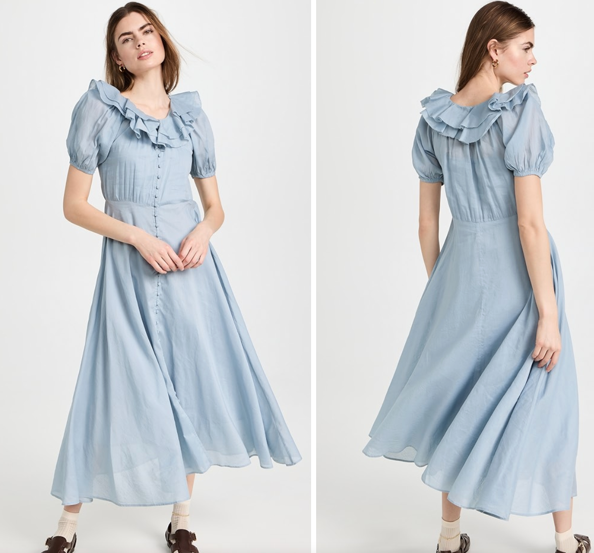 The Great Sunrise Dress Cornflower size M (2)