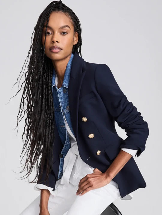 Veronica Beard Slate Dickey in Denim Blue size OS