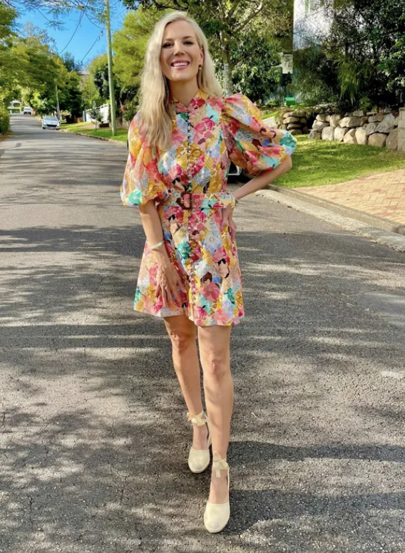 Zimmermann Tempo Kaleidoscope Mini Dress  size US 6