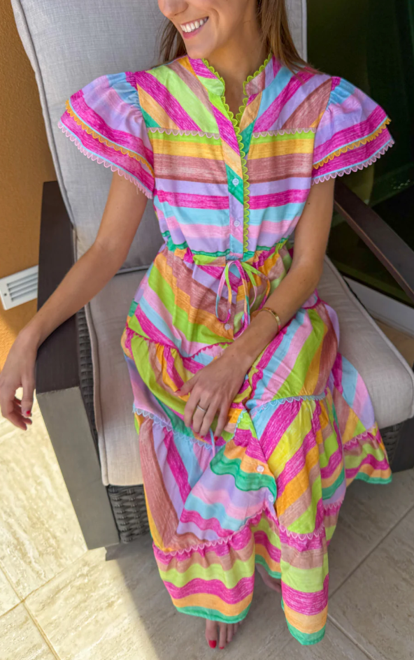 Celia B Echoes Midi dress size M