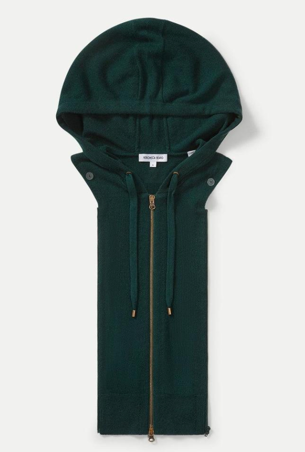 Veronica Beard Green Cashmere Dickey size 00-14