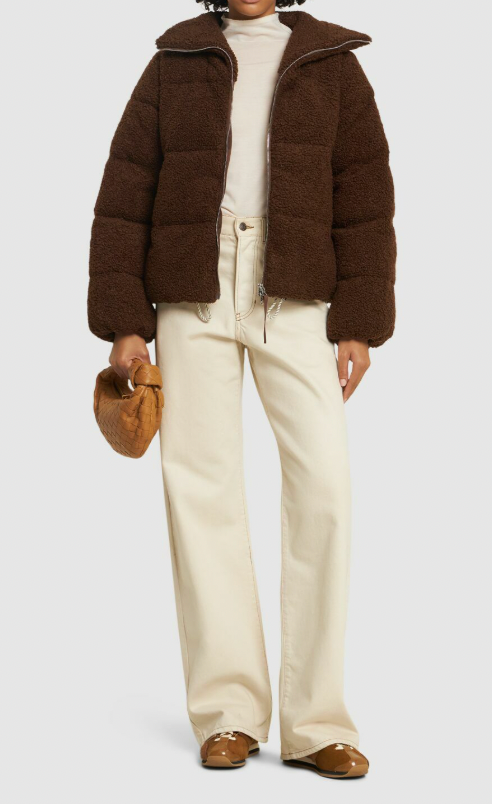 Varley Wilkins Sherpa Puffer Jacket size M