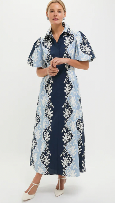 Tuckernuck Blue Fog Delaney Dress size L