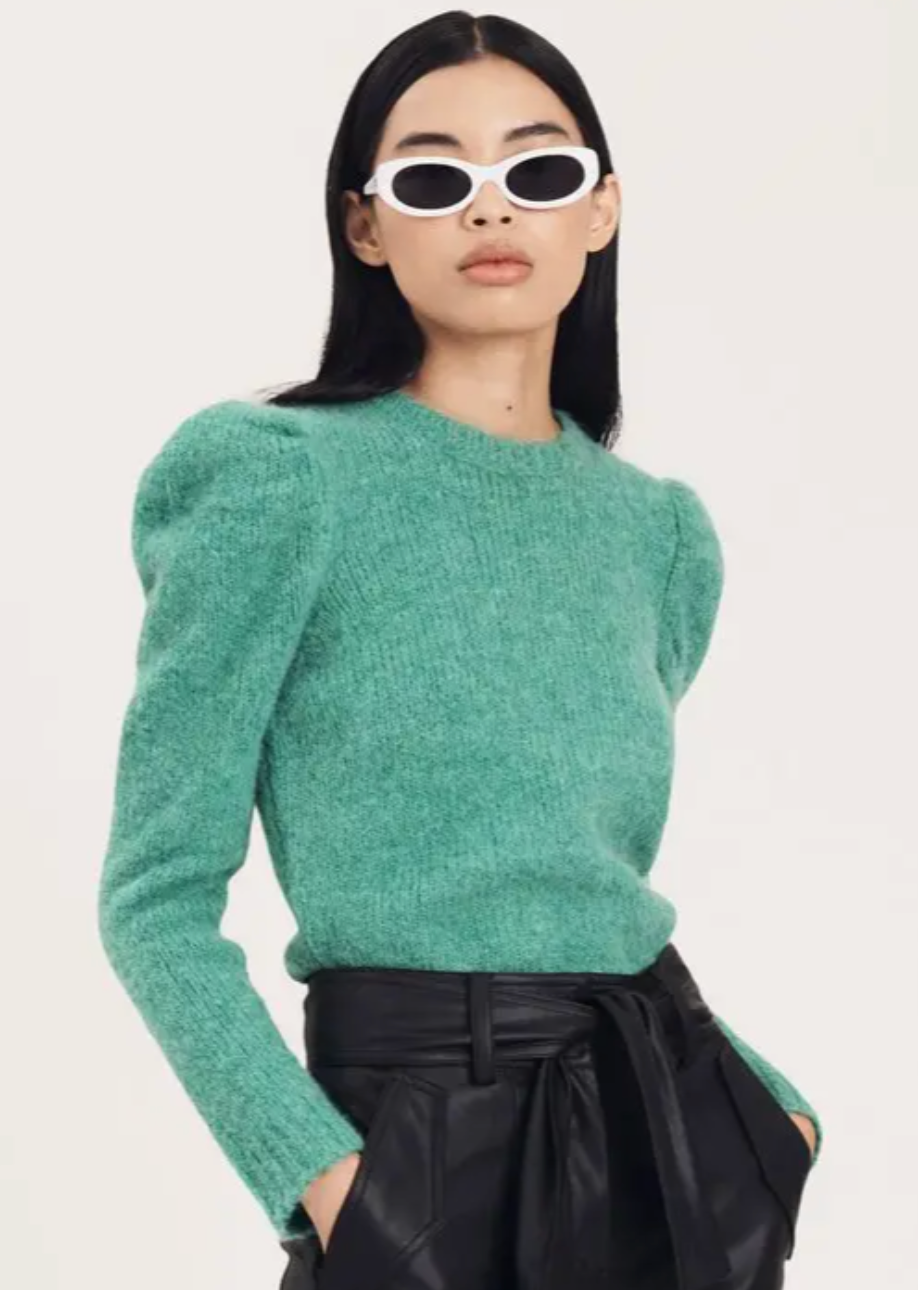 Derek Lam 10 Crosby Locken Puff Sleeve Sweater size S