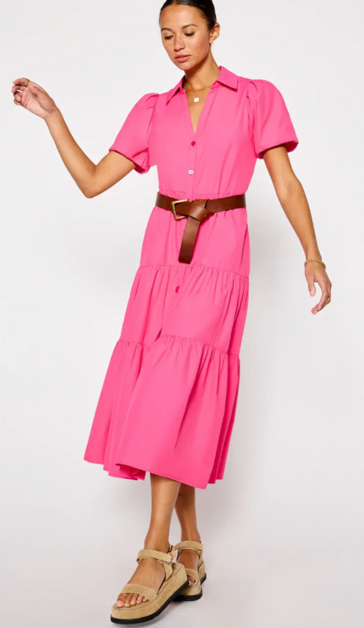 Brochu Walker Hot Pink Havana Dress size L