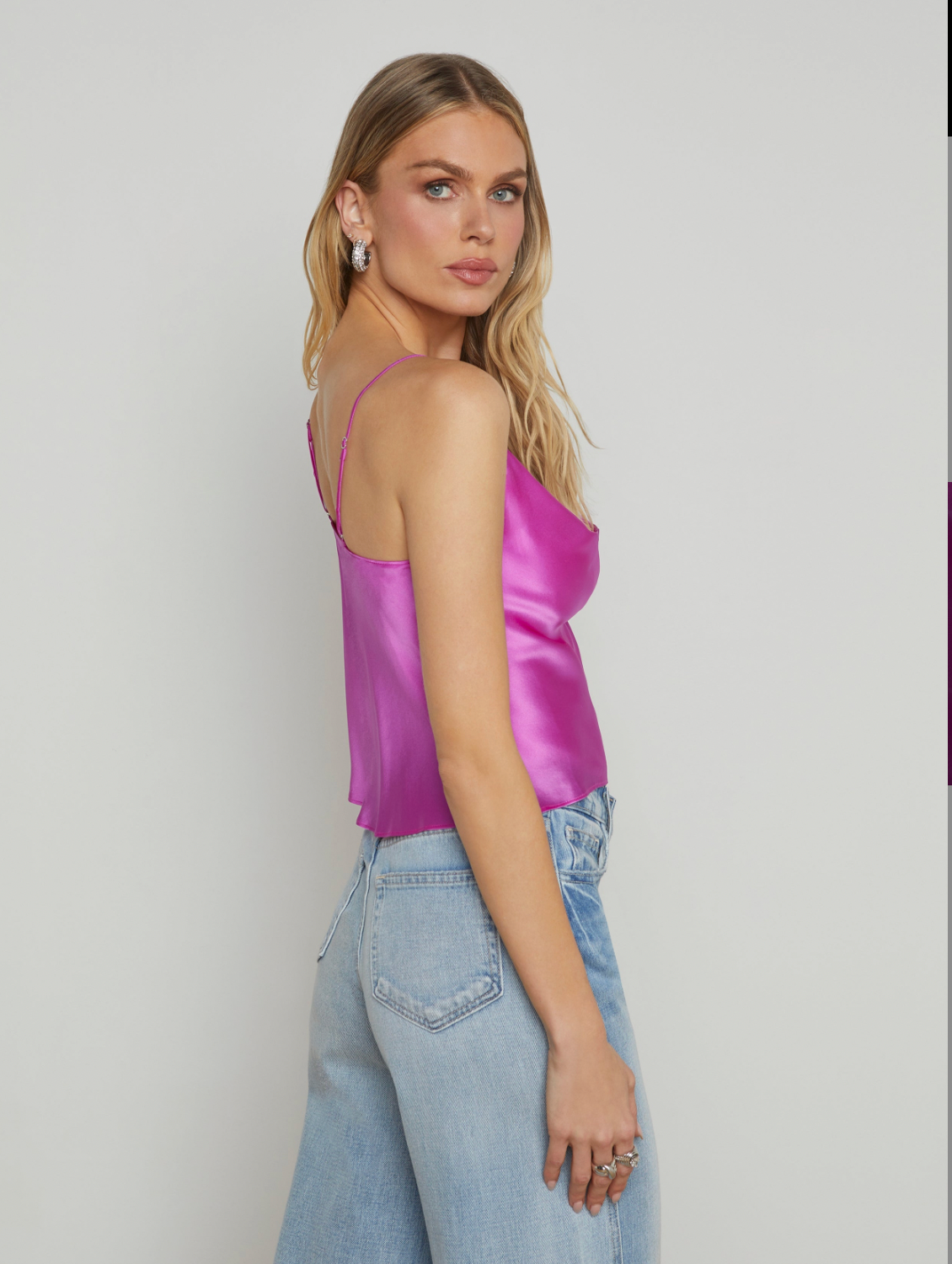 L'Agence Calista Silk Camisole size S